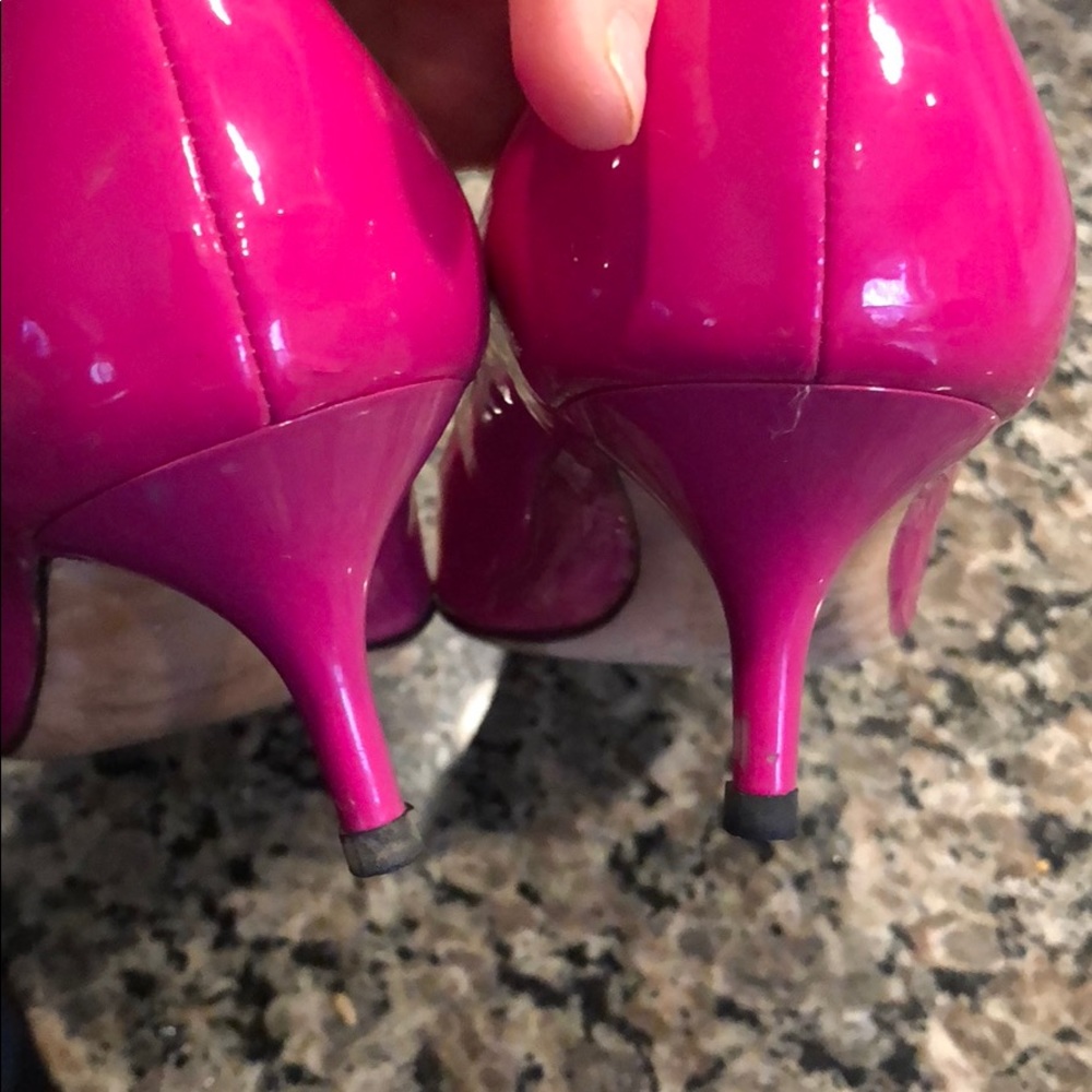 Women's Pink Jimmy Choo Shoes - Heels Sz.36.5 - Picture 7 of 8